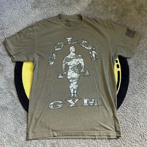 GOLD GYM MILITARY T SHIRT